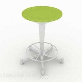 Tabouret vert minimaliste moderne modèle 3D