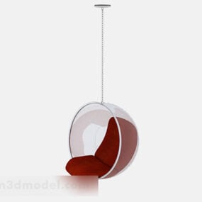 Nowoczesny minimalistyczny projekt wiszącego krzesła Model 3D