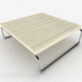 Muebles de mesa de centro minimalistas para el hogar modelo 3d