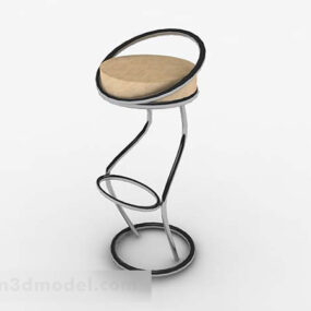 Modernes, minimalistisches Barhocker-3D-Modell