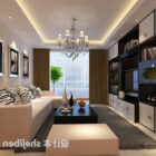 Modern appartement minimalistische woonkamer