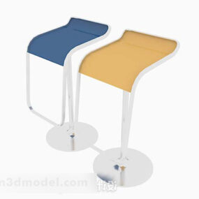 Modern Minimalist Personality Bar Chair 3d model