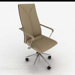 כיסא החלקה על גלגיליות מינימליסטי מודרני דגם תלת מימד