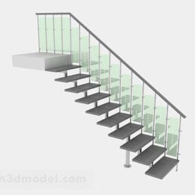 Modern Minimalist Stairs 3d model