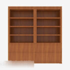 Nowoczesna minimalistyczna drewniana witryna