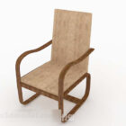 Chaise de loisirs marron minimaliste moderne