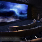 Modern Movie Theater Interior