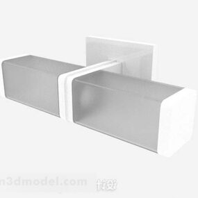 Modern Off-white Minimalist Wall Lamp 3d model