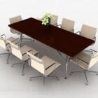 Table et chaise de réunion de bureau