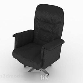 Modern Roller Skate Black Chair 3d model
