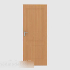 Modern Solid Wood Home Door V1 3d model