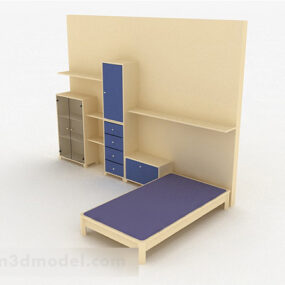 Moderne slaapkamercombinatiekast 3D-model