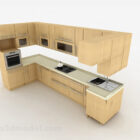 Modern Beige Design Kitchen Cabinet