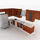 Modern L Shaped Kitchen Cabinet