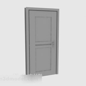 نموذج ثلاثي الأبعاد لباب واحد على الطراز الحديث