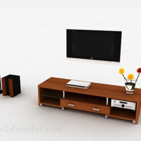 مدل کابینت سه بعدی تلویزیون ترکیبی مدرن