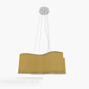 现代生姜不规则形状枝形吊灯3d模型