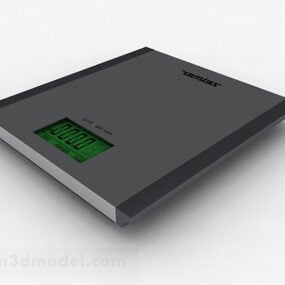 Modern Gray Weight Scale 3d model