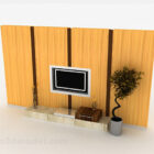 Modern Ivory Stone Tv Cabinet