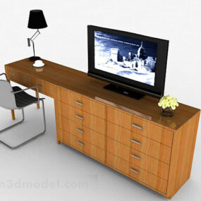 Modernes multifunktionales TV-Schrank-3D-Modell