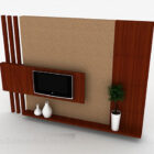 Moderne gepersonaliseerde houten tv-kast