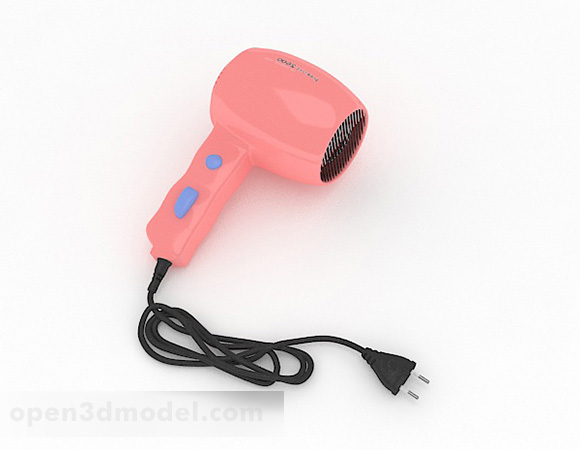 Фен для волос розовый. Фен 3д модель. Фен розового цвета. Фен миниатюрный. Маленький розовый фен.