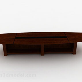 Modern Style Rectangular Conference Table 3d model