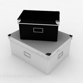 モダンなスタイルの収納ボックス3Dモデル