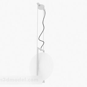Lámpara de araña moderna en forma de disco modelo 3d