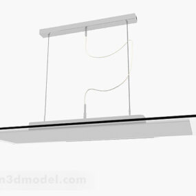 Model 3d Plafon Led Putih Gaya Modern