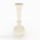 Modern White Trumpet Shape Vase