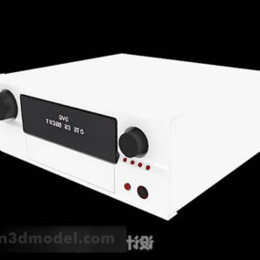 Modern White Dvd Player 3d model