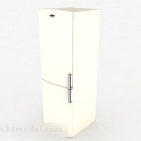 Hvit Kjøleskap V1 3d modell