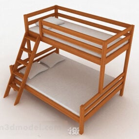 आधुनिक विंड अप एंड डाउन बंक बेड 3डी मॉडल