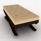 Modern Wooden Soft Footstool