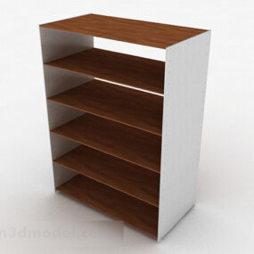 Multi-layer Wooden Display Stand 3d model