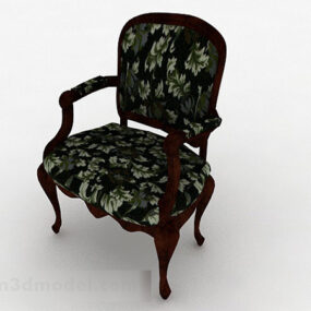 Modello 3d di mobili per sedie per la casa in stile cinese