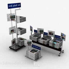 Newspaper Exhibition Area 3d model
