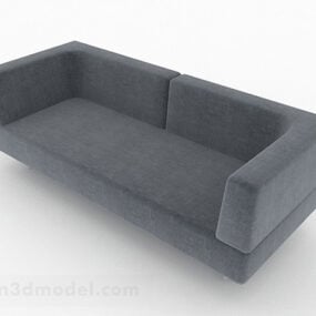 3д модель скандинавского минималистского дивана