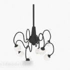 Nordic Black And White Chandelier