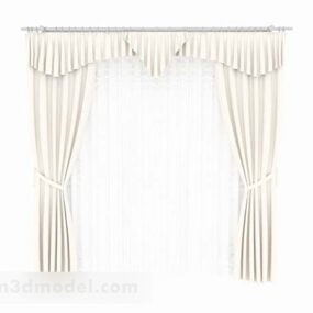 Off-white Home Curtains 3d model