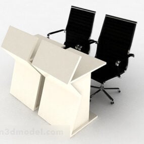Συνδυασμός 3d μοντέλου καρέκλας εργασίας γραφείου