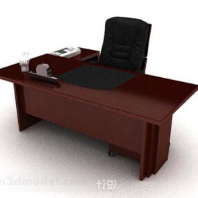ऑफिस हाई-एंड डेस्क 3डी मॉडल