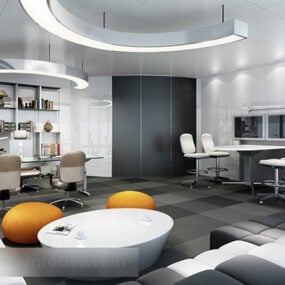 Office Interior V2 3d-modell