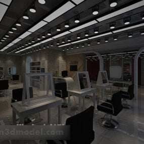 사무실 공간 인테리어 3d 모델
