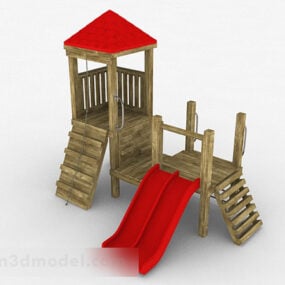 Outdoor Park Playground Slide 3d model