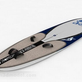 Sport Oval Surfboard 3d-modell