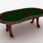 Oval Gaming Table