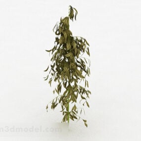 Model 3D drzewka owalnego liścia