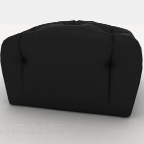 Personality Black Sofa Hocker 3D-Modell